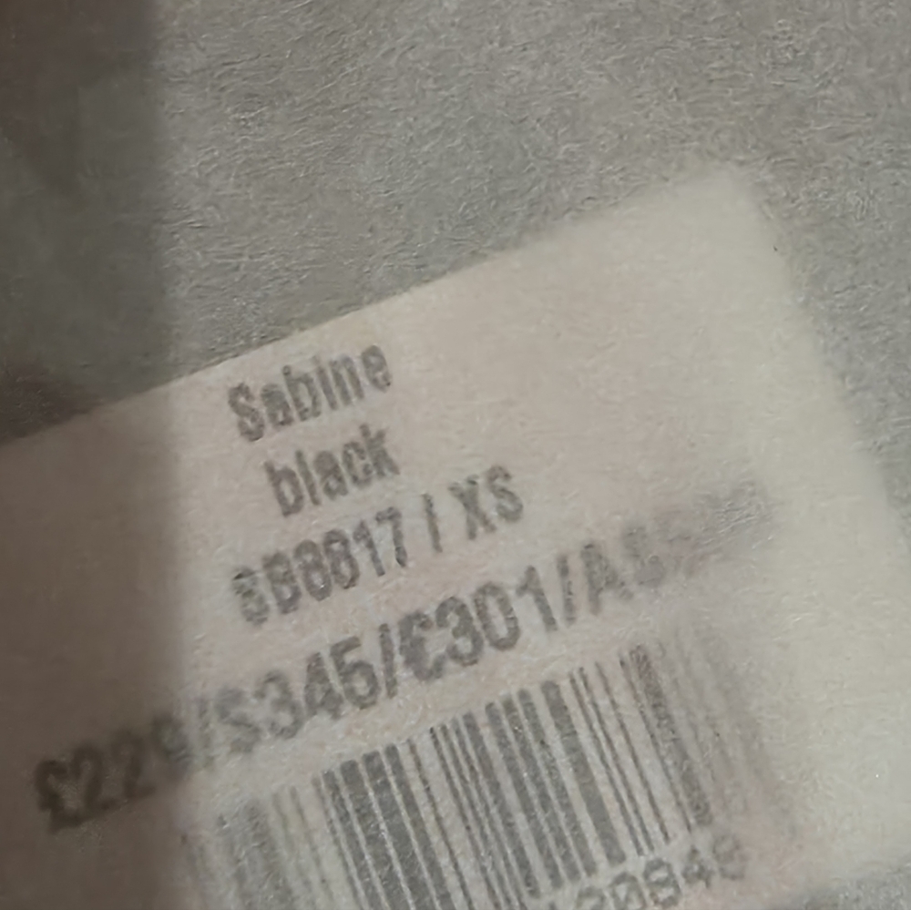 House Of CB Sabine Plunge Strapless black crepe strapless corset dress XS - Picture 8 of 8
